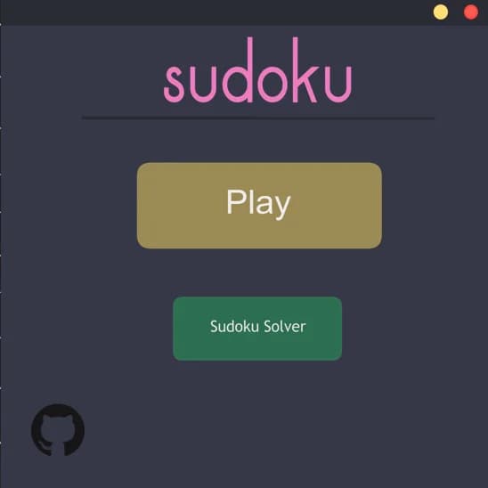 Sudoku with GUI main image